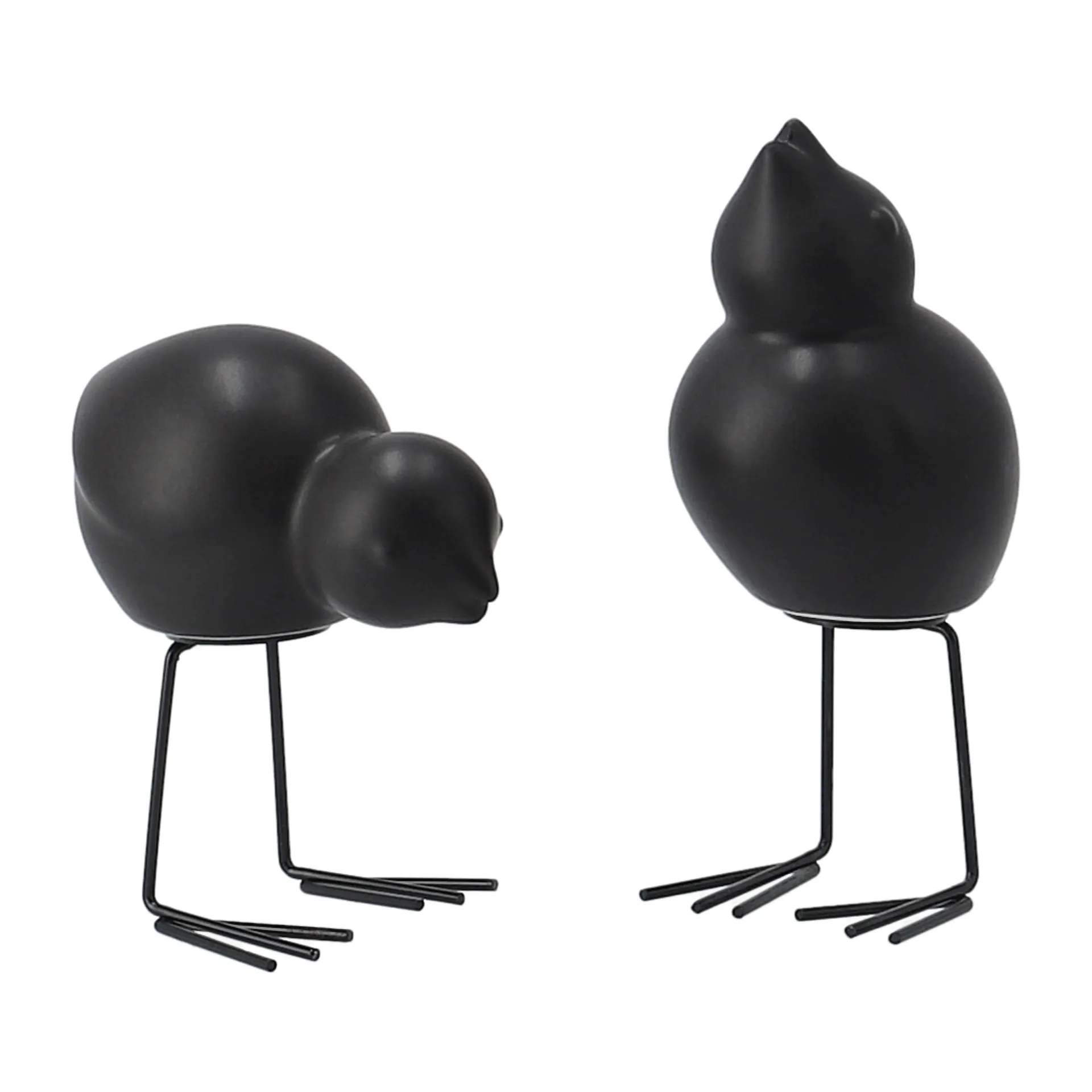 DBKD Swedish Birds Easter decoration 2-pack, Black DBKD