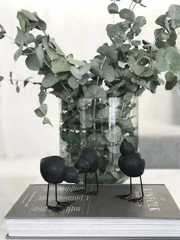 DBKD Swedish Birds Easter decoration 2-pack - Black - DBKD