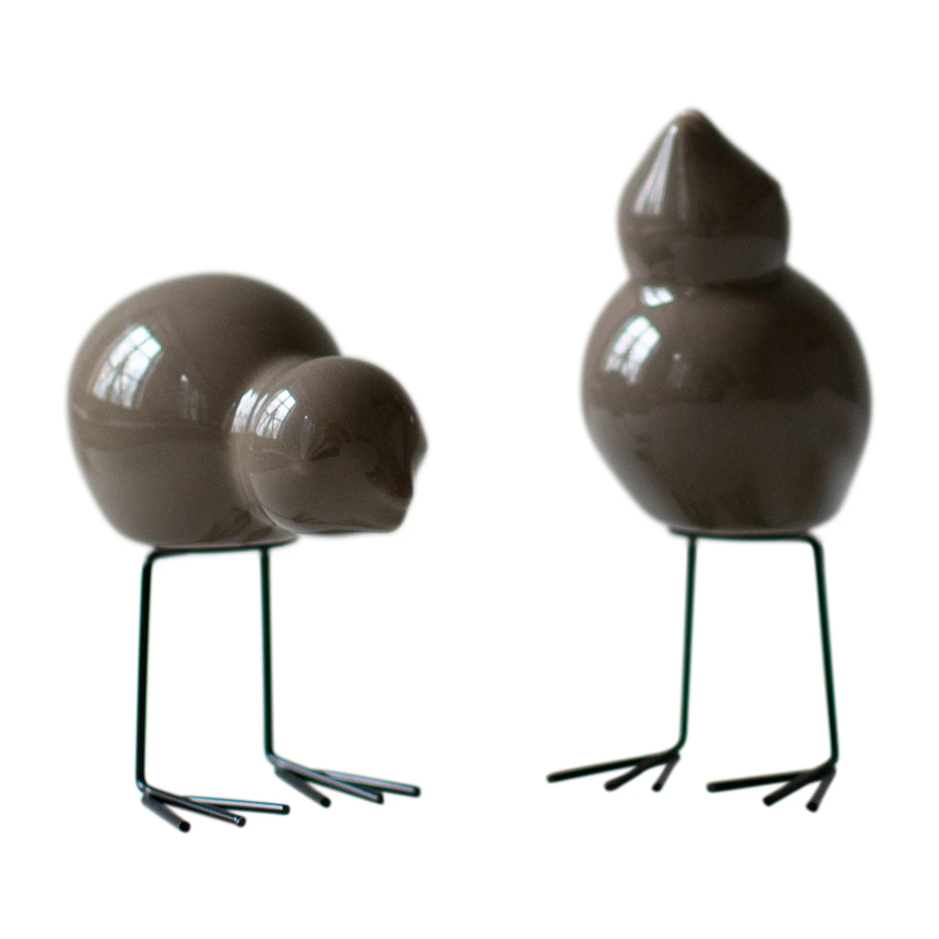 DBKD Swedish Birds Easter decoration 2-pack, Shiny dust DBKD