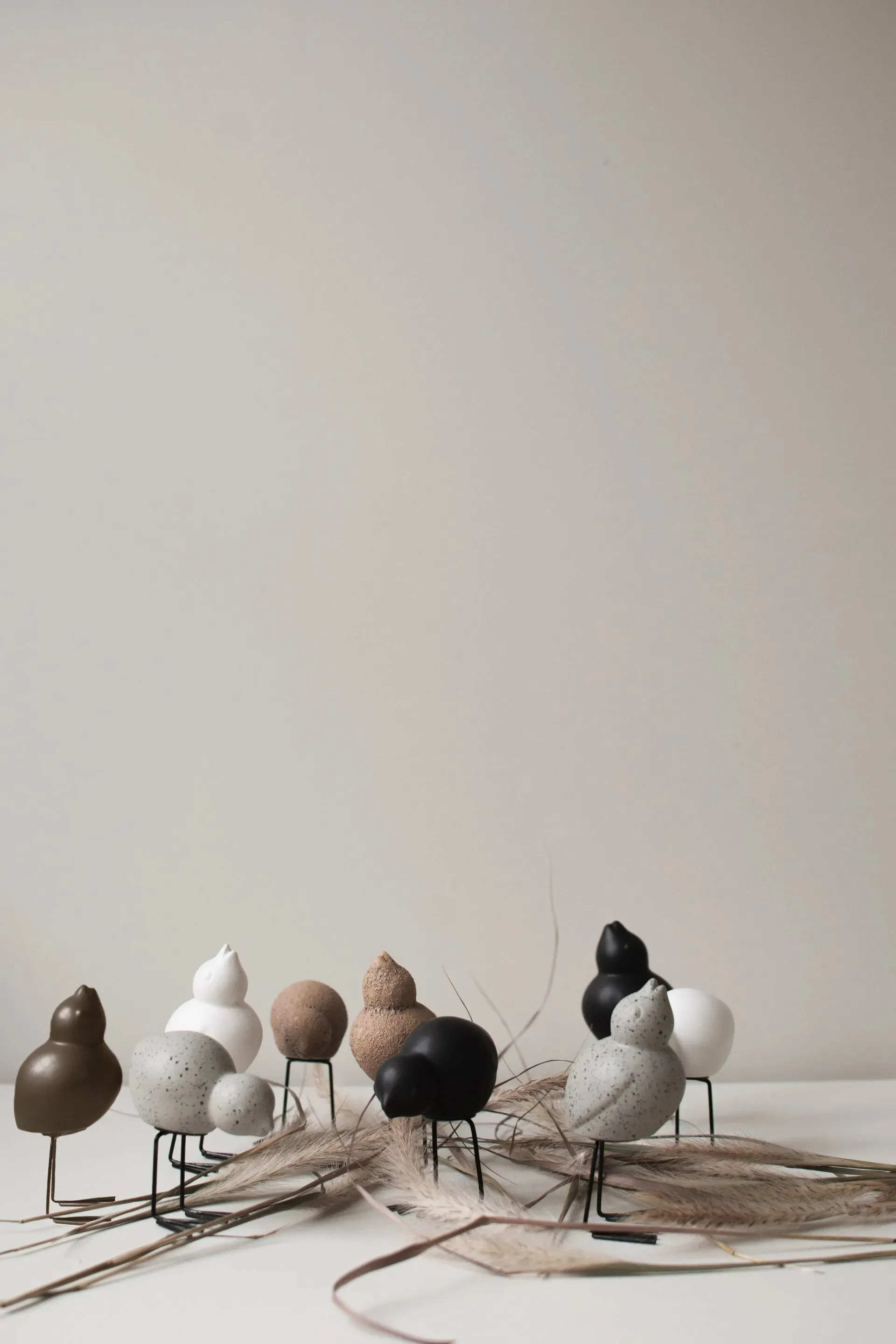 DBKD Swedish Birds Easter decoration 2-pack, Shiny dust DBKD