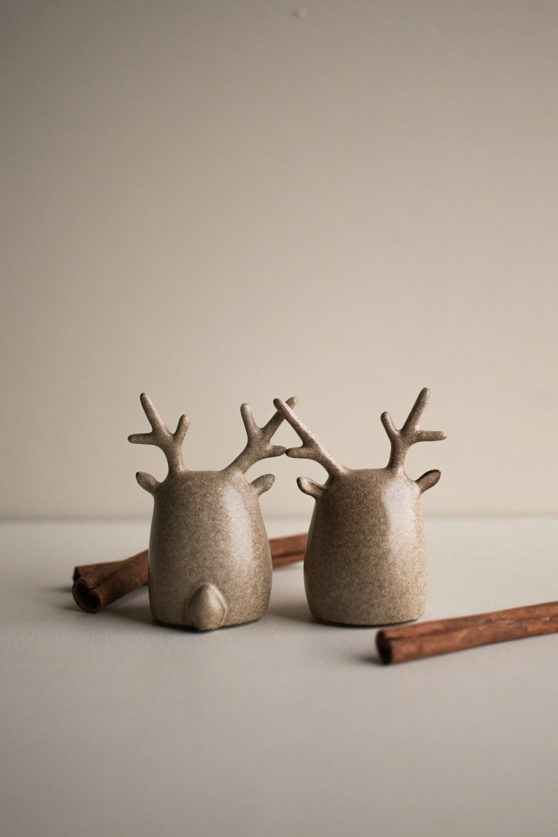 Deer twins 2 pieces, Beige DBKD