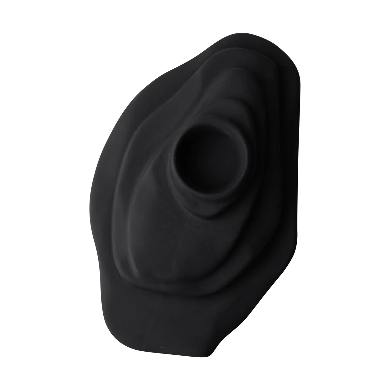 DBKD Dune candle holder Sandy black | Scandinavian Design | Tea light holders, lanterns & candle dishes | Black
