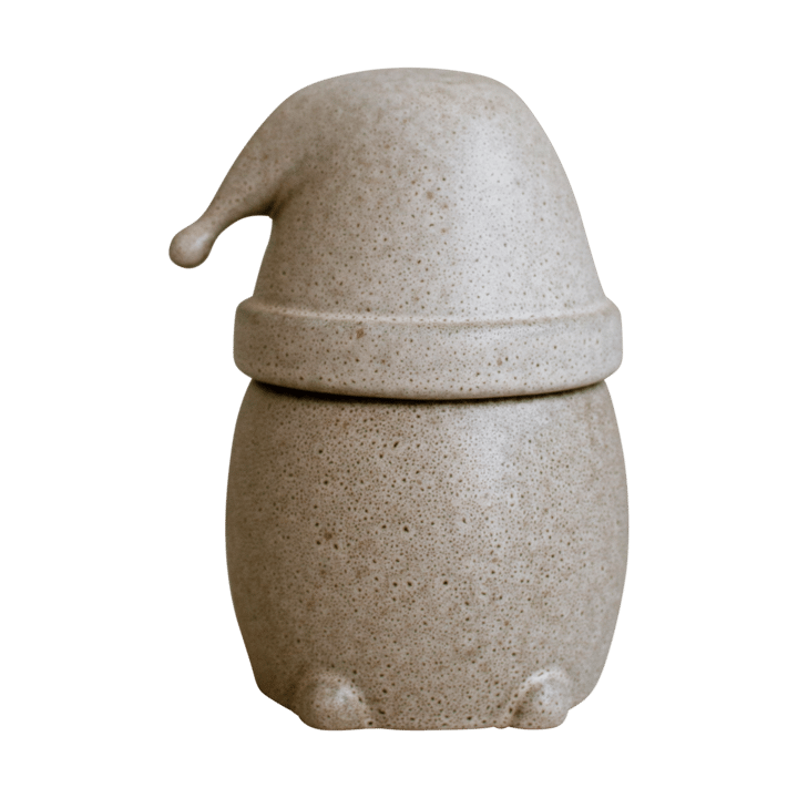 Eating Santa jar with lid large, Beige DBKD