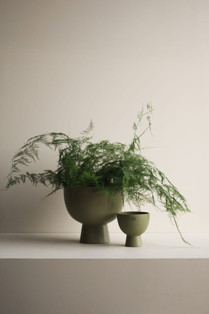 Figure flower pot Ø15 cm, Green DBKD