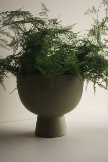 Figure flower pot large Ø30 cm - Green - DBKD