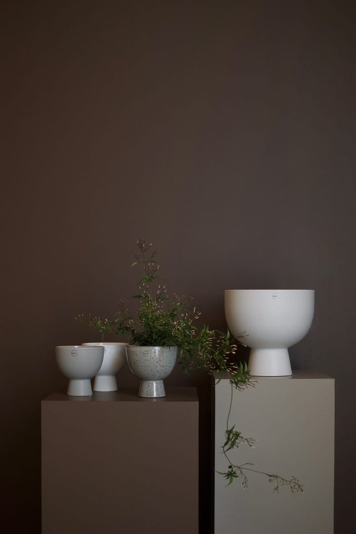 Figure flower pot large Ø30 cm - White - DBKD