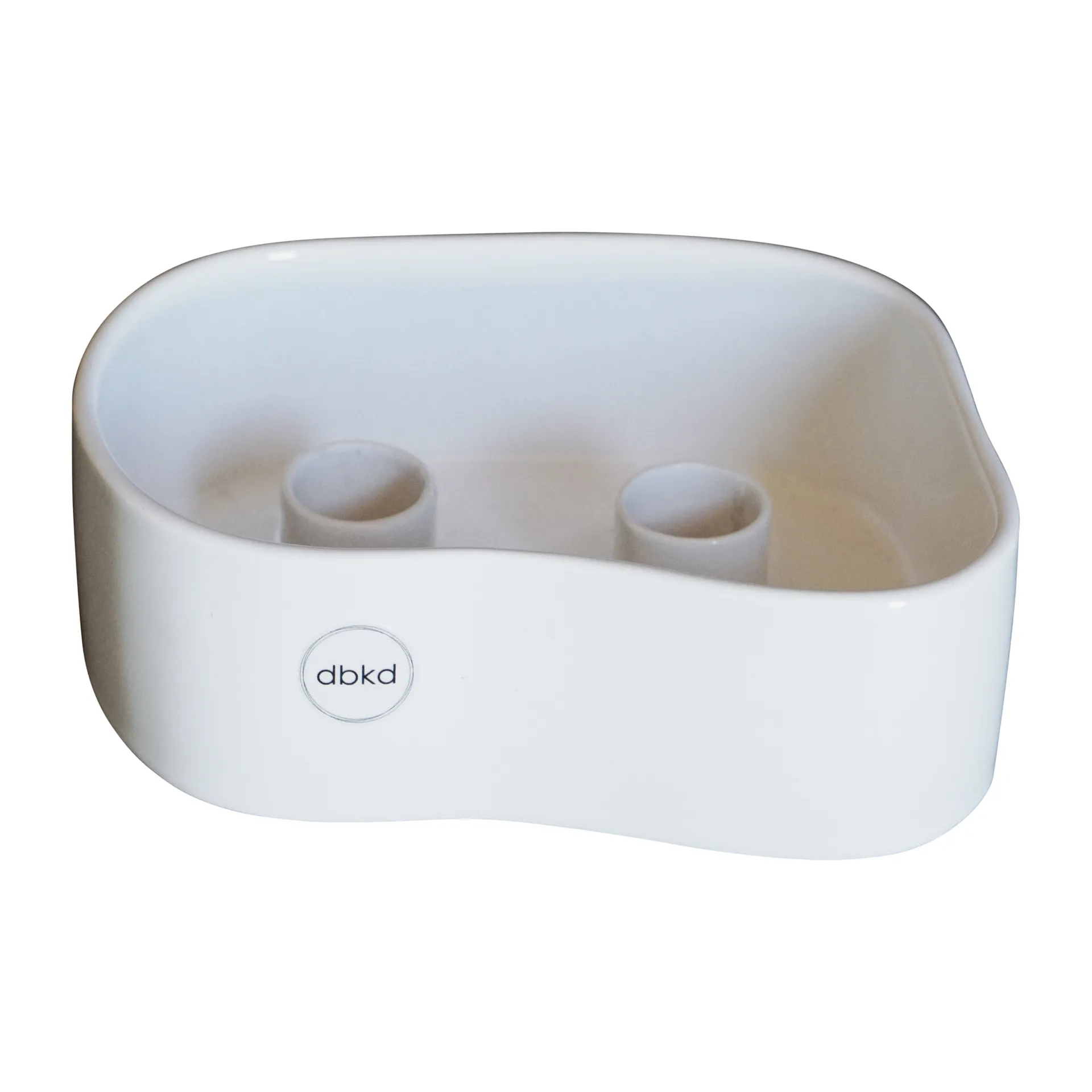 Fill me up candle sticks 15 cm, Shiny white DBKD