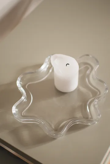 Filter decorative tray - Clear, Ø22x2 cm - DBKD