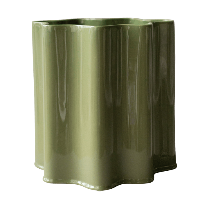 Filter flower pot - Shiny green, Ø25 cm - DBKD