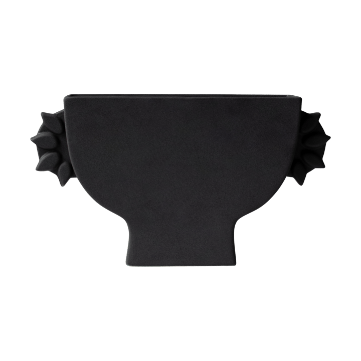 Flat vase 16 cm - Black - DBKD