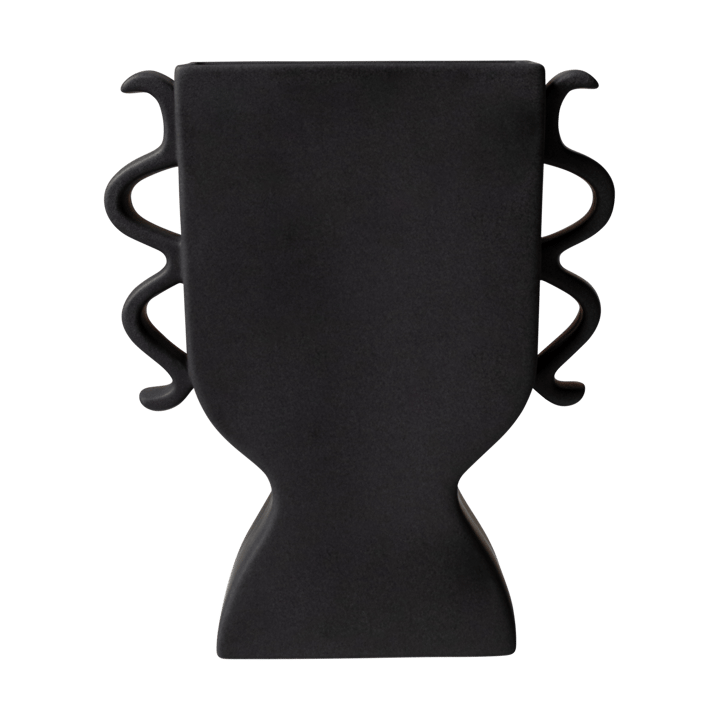 Flat vase 25 cm - Black - DBKD