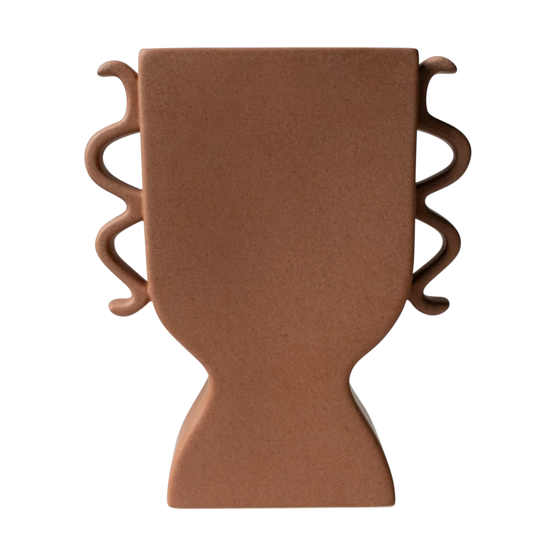 Flat vase 25 cm, Terracotta DBKD