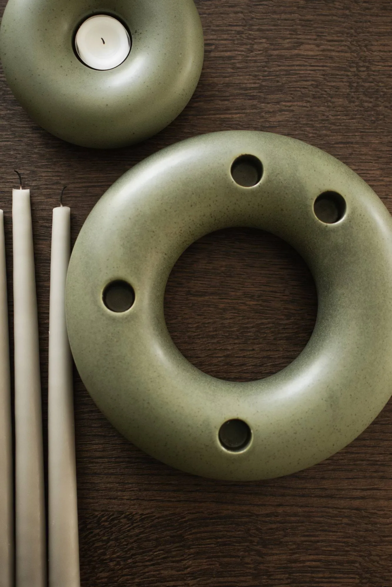 Float candle holder, Moss DBKD