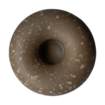 Float tealight holder - Brown dot - DBKD