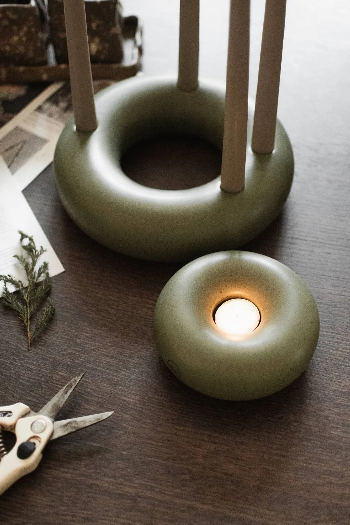 Float tealight holder, Moss DBKD