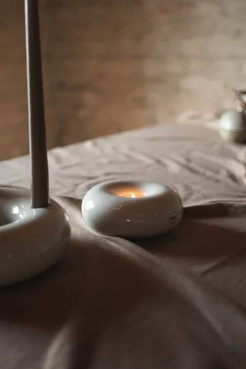 Float tealight holder - Shiny cream - DBKD