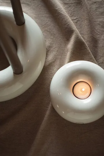 Float tealight holder - Shiny cream - DBKD