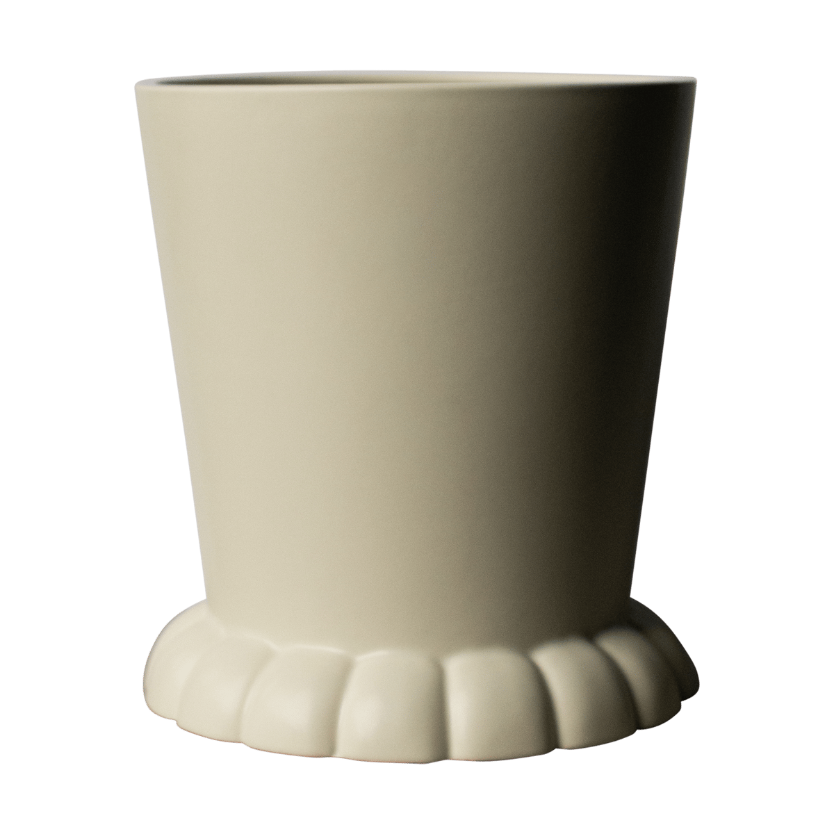 DBKD Flora pot o25 cm Cream | Scandinavian Design | Flower pots | Beige