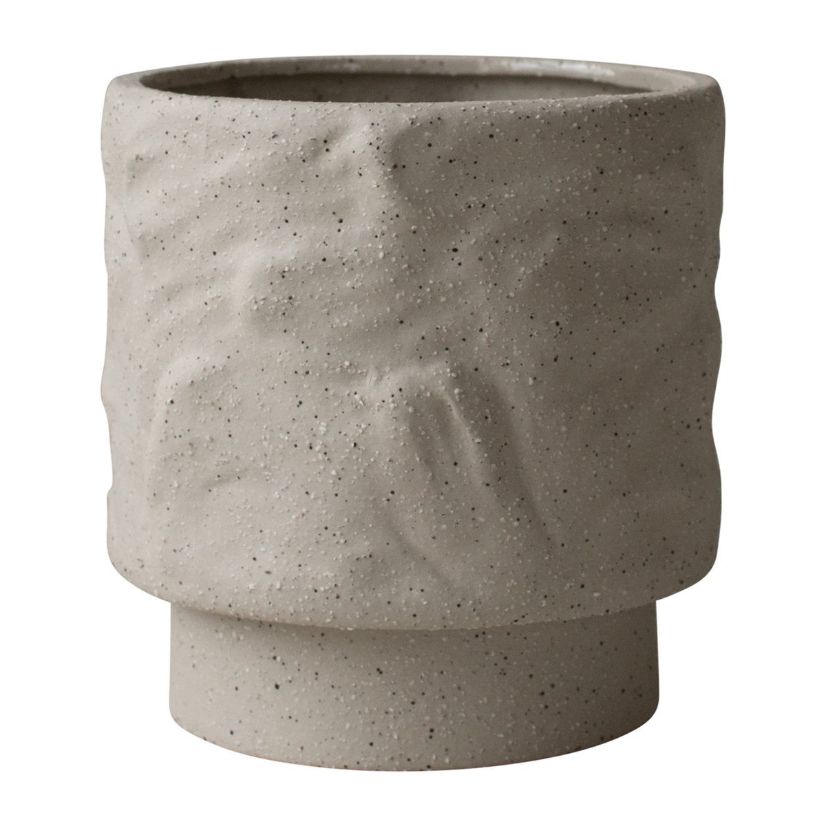 DBKD Flow flower pot Ø15 cm Sand | Scandinavian Design | Flower pots | Beige