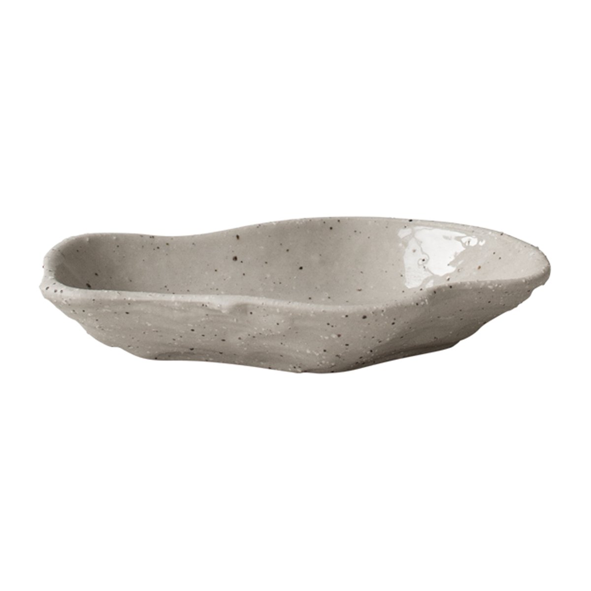 DBKD Flow saucer small 9x14 cm Sand | Scandinavian Design | Serving platters & dishes | Beige