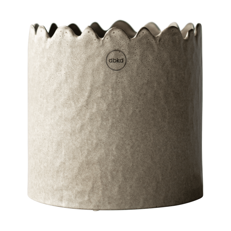 DBKD Flowery pot Ø16 cm Beige