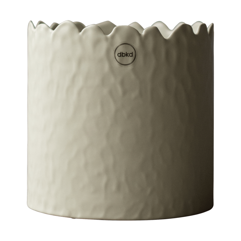 DBKD Flowery pot Ø16 cm Cream