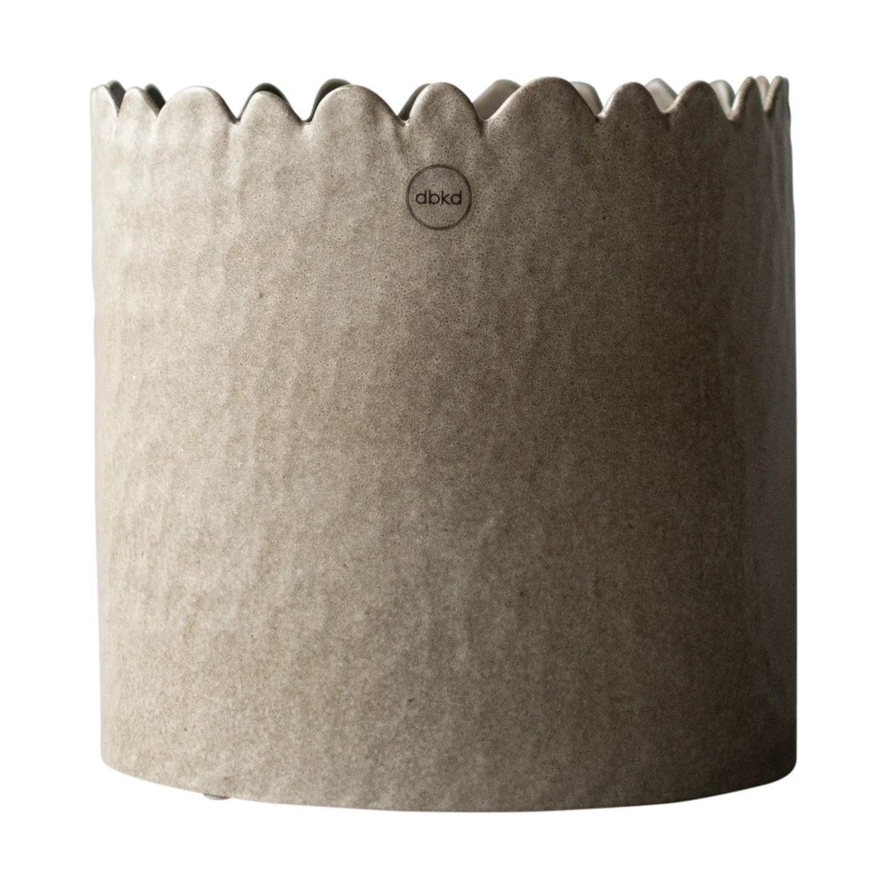 DBKD Flowery pot Ø20 cm Beige | Scandinavian Design | Flower pots | Beige