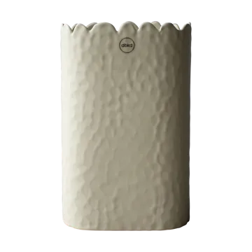 Flowery vase 20 cm - Cream - DBKD
