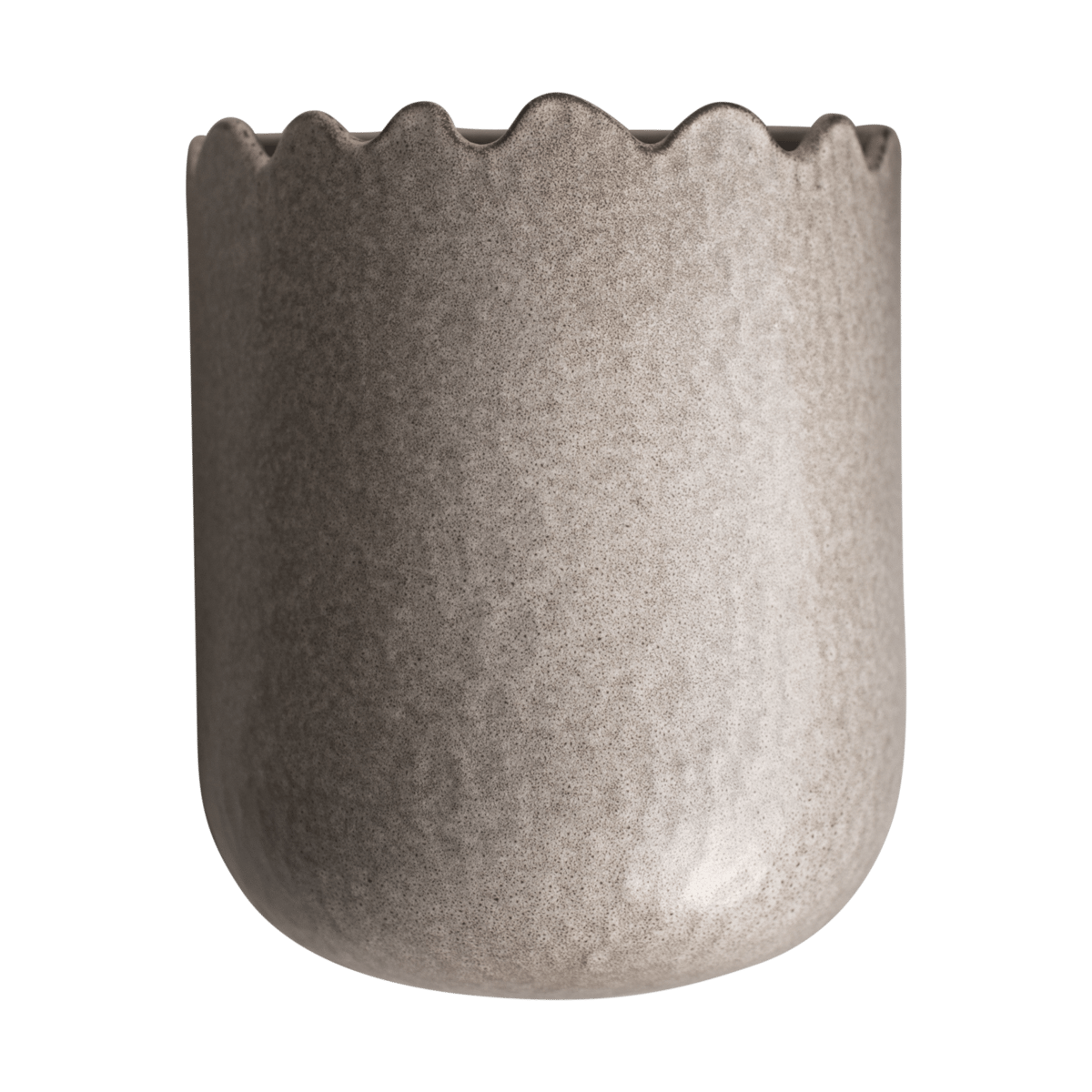 DBKD Flowery wall pot 19 cm Beige