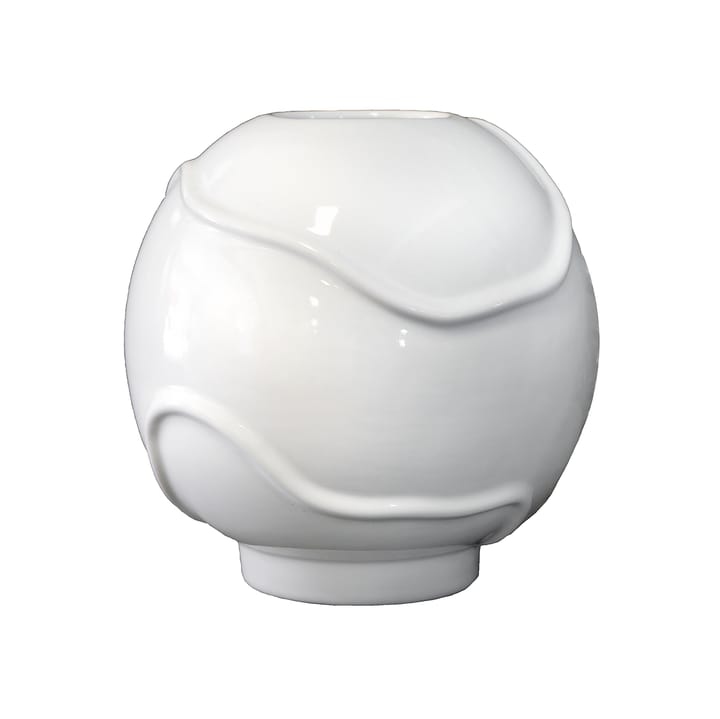 Form vase Ø18 cm - shiny white - DBKD
