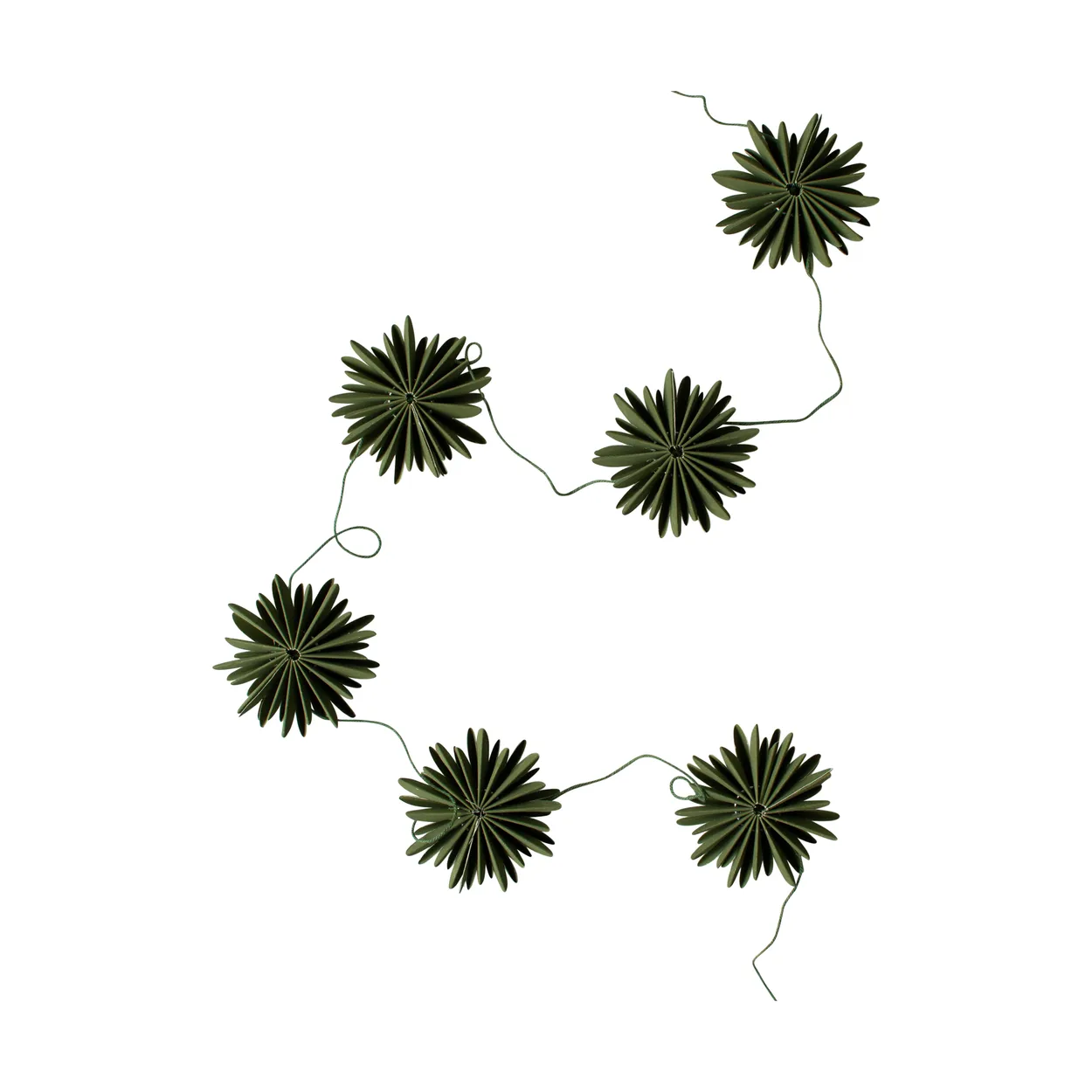 DBKD Garland flakes Green | Scandinavian Design | Christmas decorations | Green