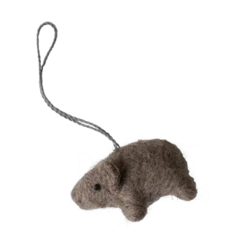 Hanging pig decoration hanger - Beige - DBKD