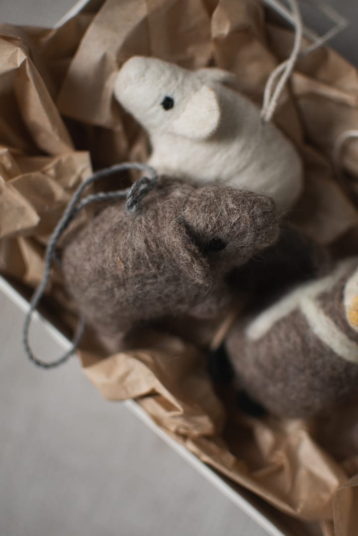 Hanging pig decoration hanger, Beige DBKD