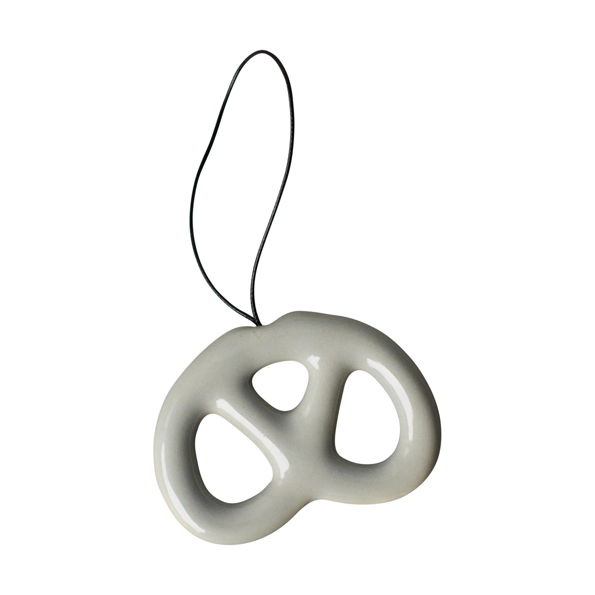 Hanging pretzel decorative ornament, Shiny mole DBKD