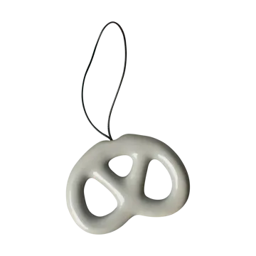 Hanging pretzel decorative ornament - Shiny mole - DBKD
