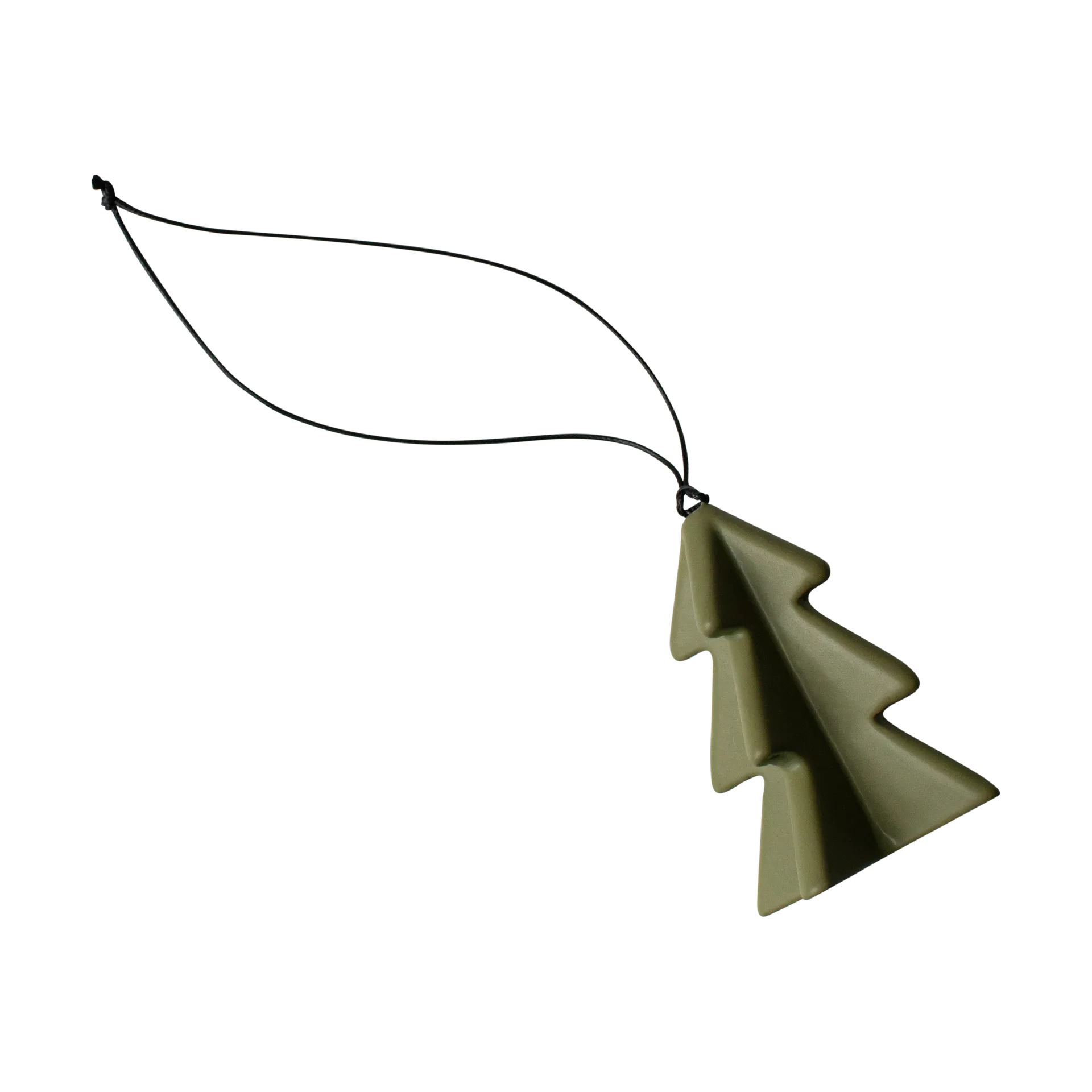 Hanging winter tree 7 cm, Green DBKD