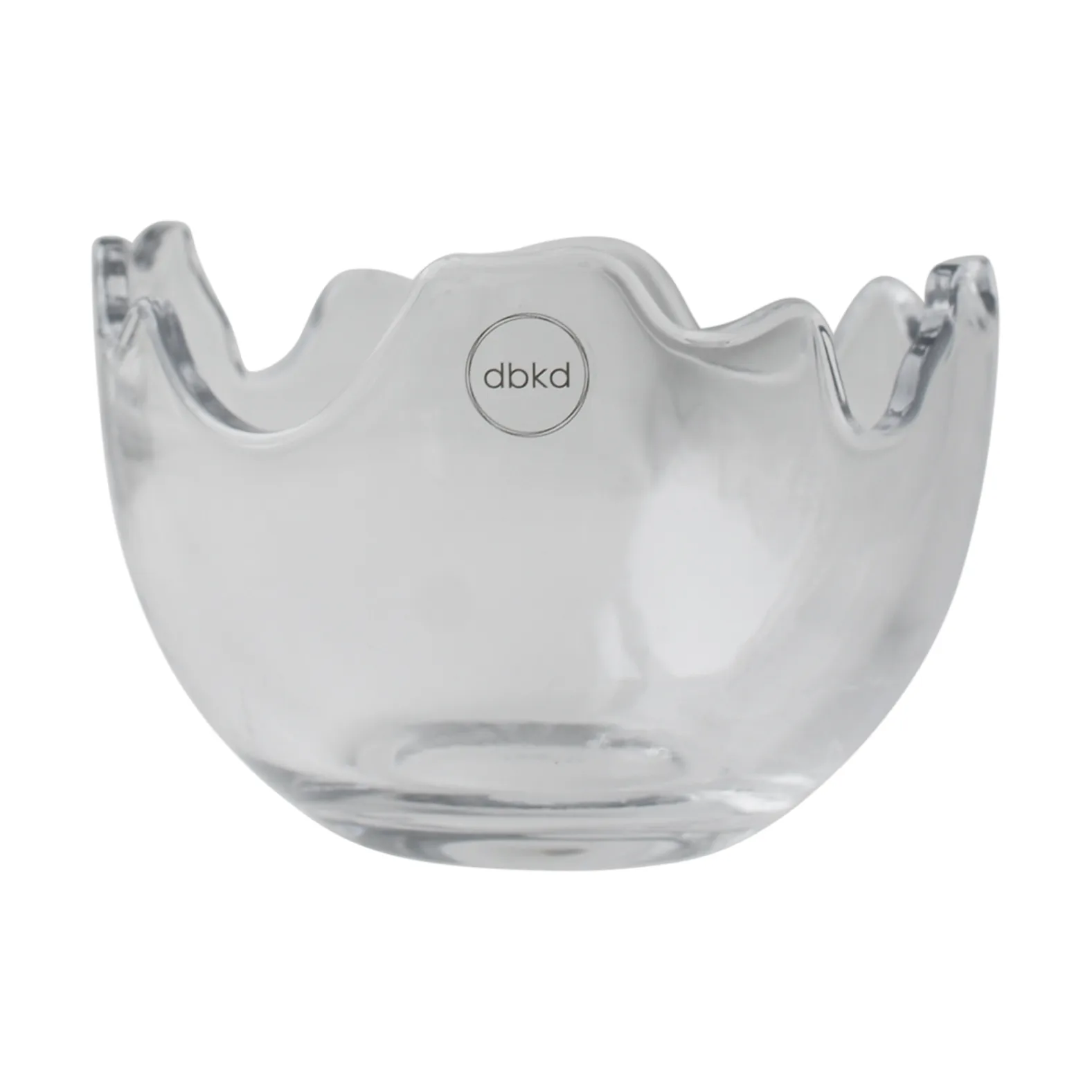 Happy Easter bowl egg shell large, Clear DBKD