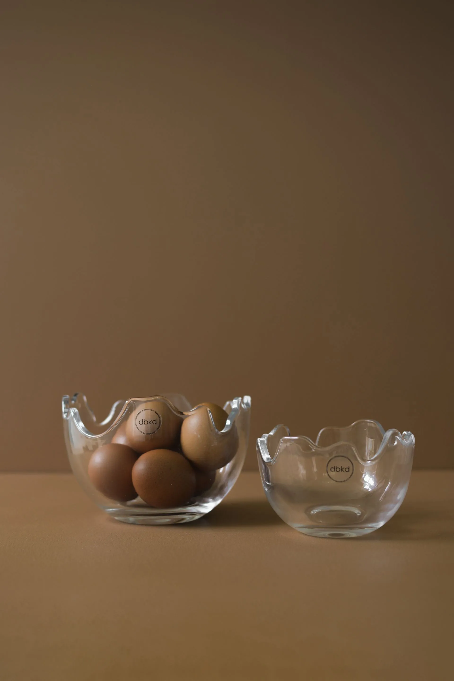 Happy Easter bowl egg shell large, Clear DBKD