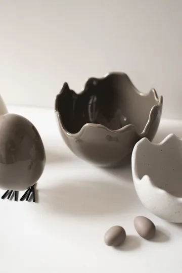 Happy Easter bowl egg shell large - Shiny dust - DBKD