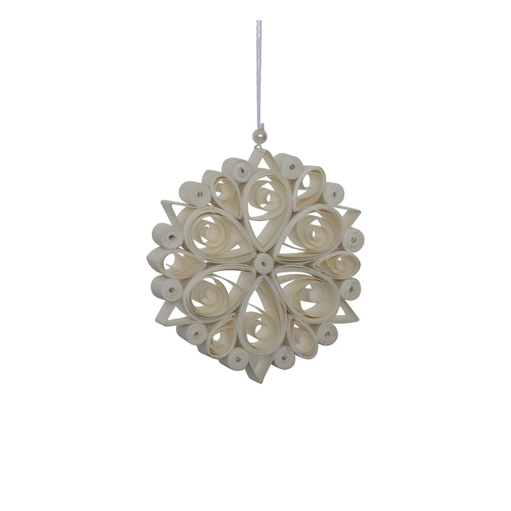 Heavy Flake snowflake white - small Ø8.5 cm - DBKD