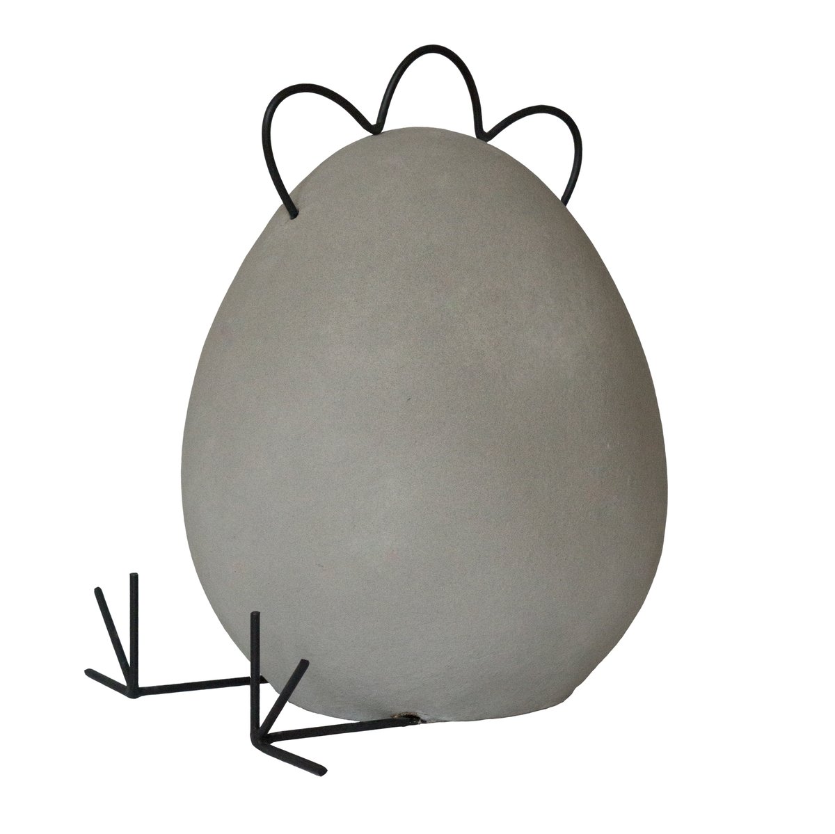 DBKD Heavy Hen easter decoration concrete large | Scandinavian Design | Grey