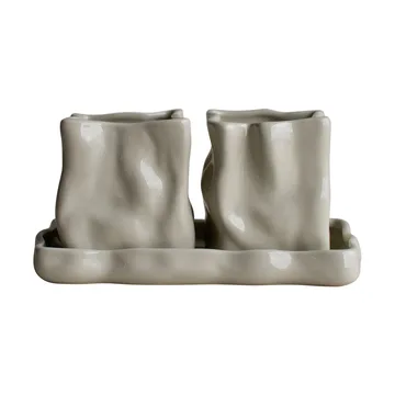 Herb pot, set of 3 - Cream - DBKD