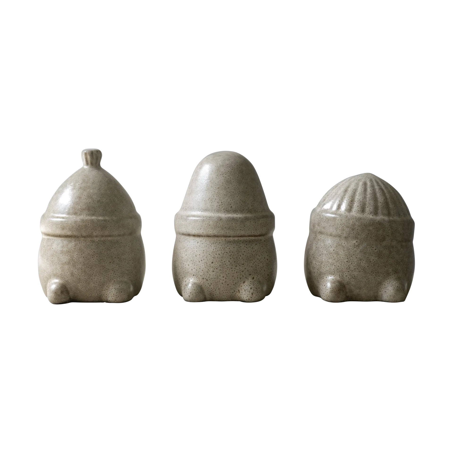 Hipster Triplets Christmas decoration 3-pack, Beige DBKD