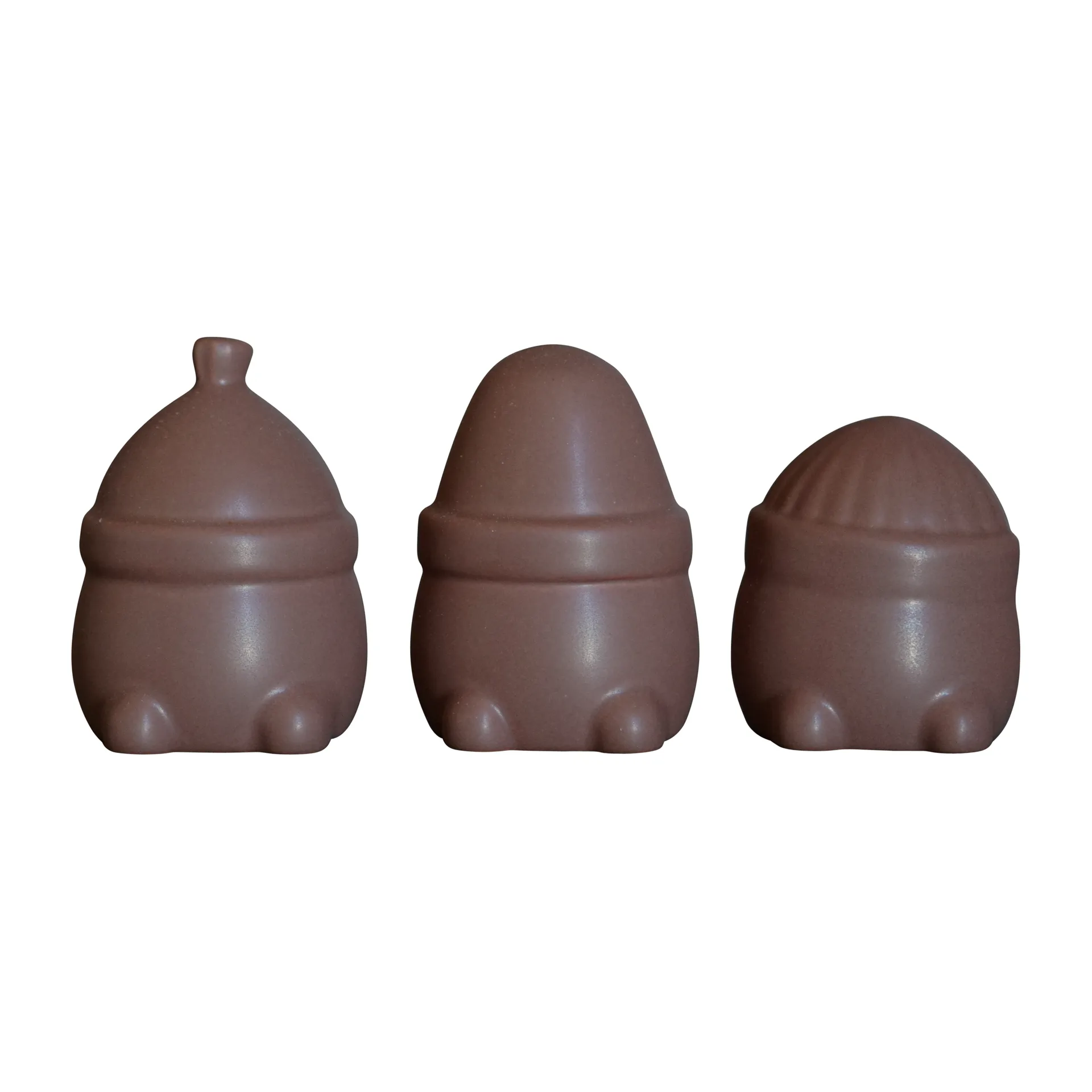 Hipster Triplets Christmas decoration 3-pack, Maroon DBKD