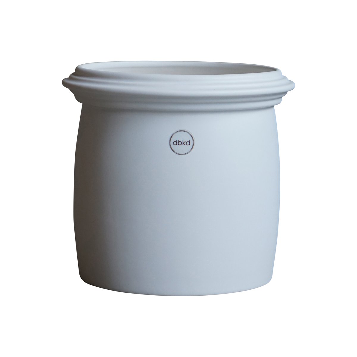 DBKD Kruset flower pot matte white Small o18 cm | Scandinavian Design | Flower pots | White