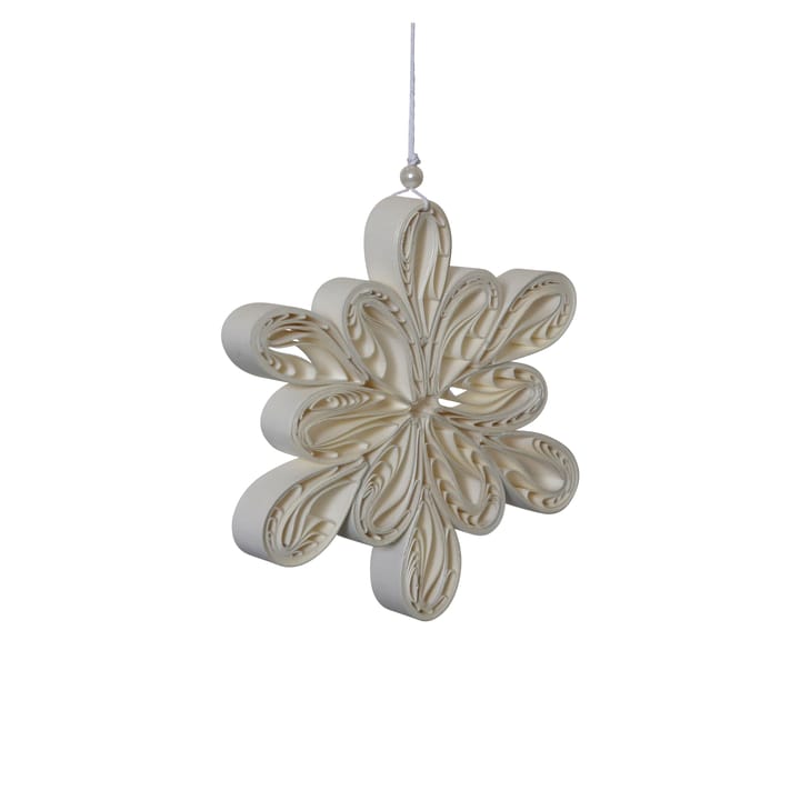 Light Flake snowflake white, large Ø12 cm DBKD