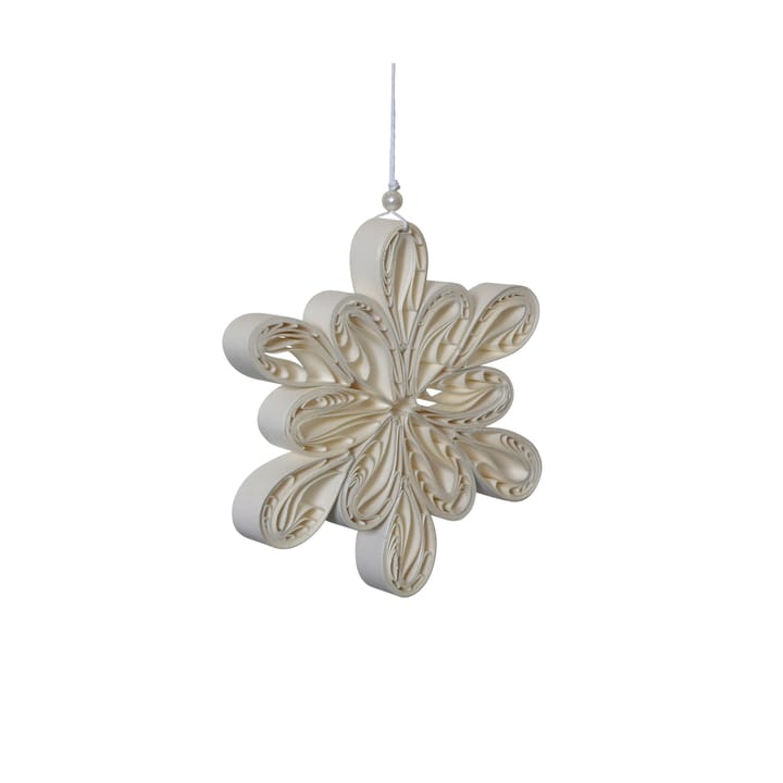 Light Flake snowflake white, small Ø8 cm DBKD