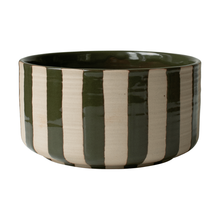 Line decorative bowl Ø16 cm - Stripe Green - DBKD