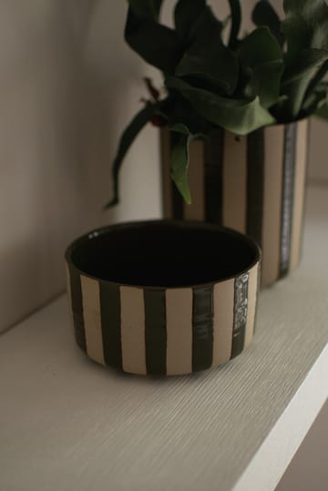 Line decorative bowl Ø16 cm - Stripe Green - DBKD