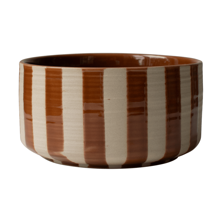 Line decorative bowl Ø16 cm - Stripe nougat - DBKD